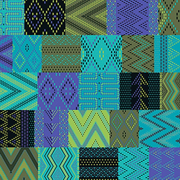 Custom Patterns Kente 18" x 36" Glitter Sheet
