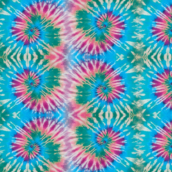 Custom Patterns Tie Dye 12" x 18" Decal Sheet