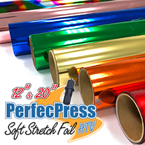 20" PerfecPress Soft Stretch Foil 20" x 15' Roll