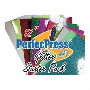 12" PerfecPress Glitter Starter Pack (10 Sheets)