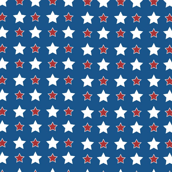 Custom Patterns Red, White & Blue 18" x 36" Decal Sheet