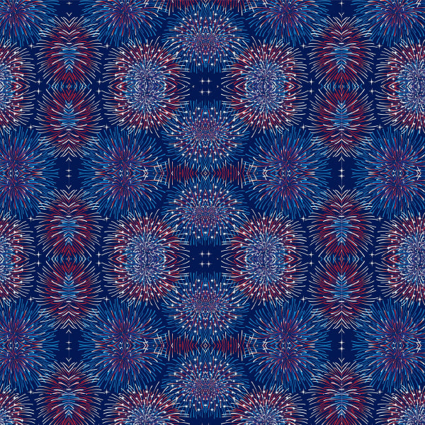 Custom Patterns Red, White & Blue 12" x 18" HTV Sheet