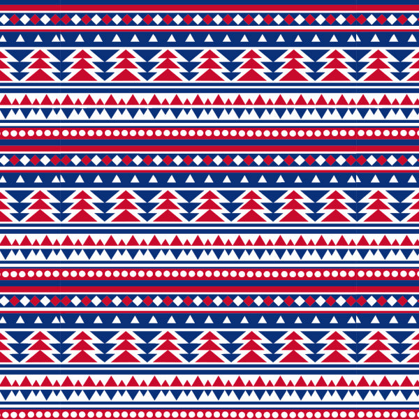 Custom Patterns Red, White & Blue 12" x 18" HTV Sheet