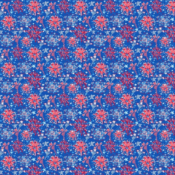 Custom Patterns Red, White & Blue 18" x 36" Decal Sheet