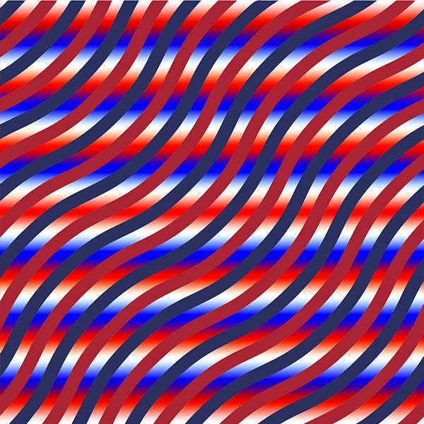 Custom Patterns Red, White & Blue 12" x 18" Glitter Sheet