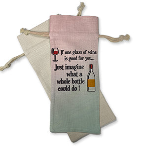Sublimation Wine Bottle Bag
