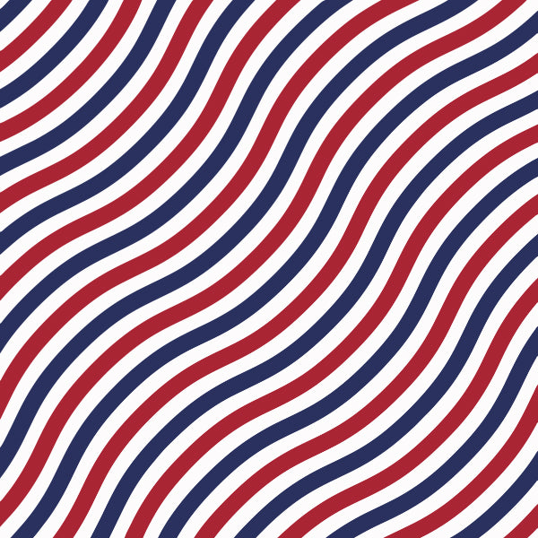 Custom Patterns Red, White & Blue 12" x 18" HTV Sheet