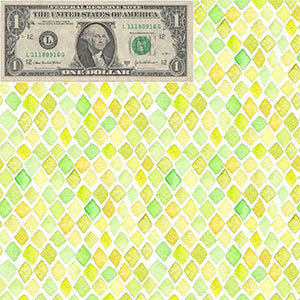 Custom Patterns Water Color 12" x 18" Glitter Sheet