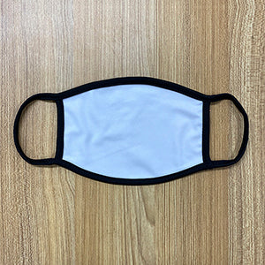 White Masks for Sublimation With Thick Straps