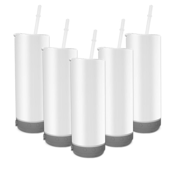 Sublimation drinkware w Bluetooth Speaker Bottoms Printing Supplies