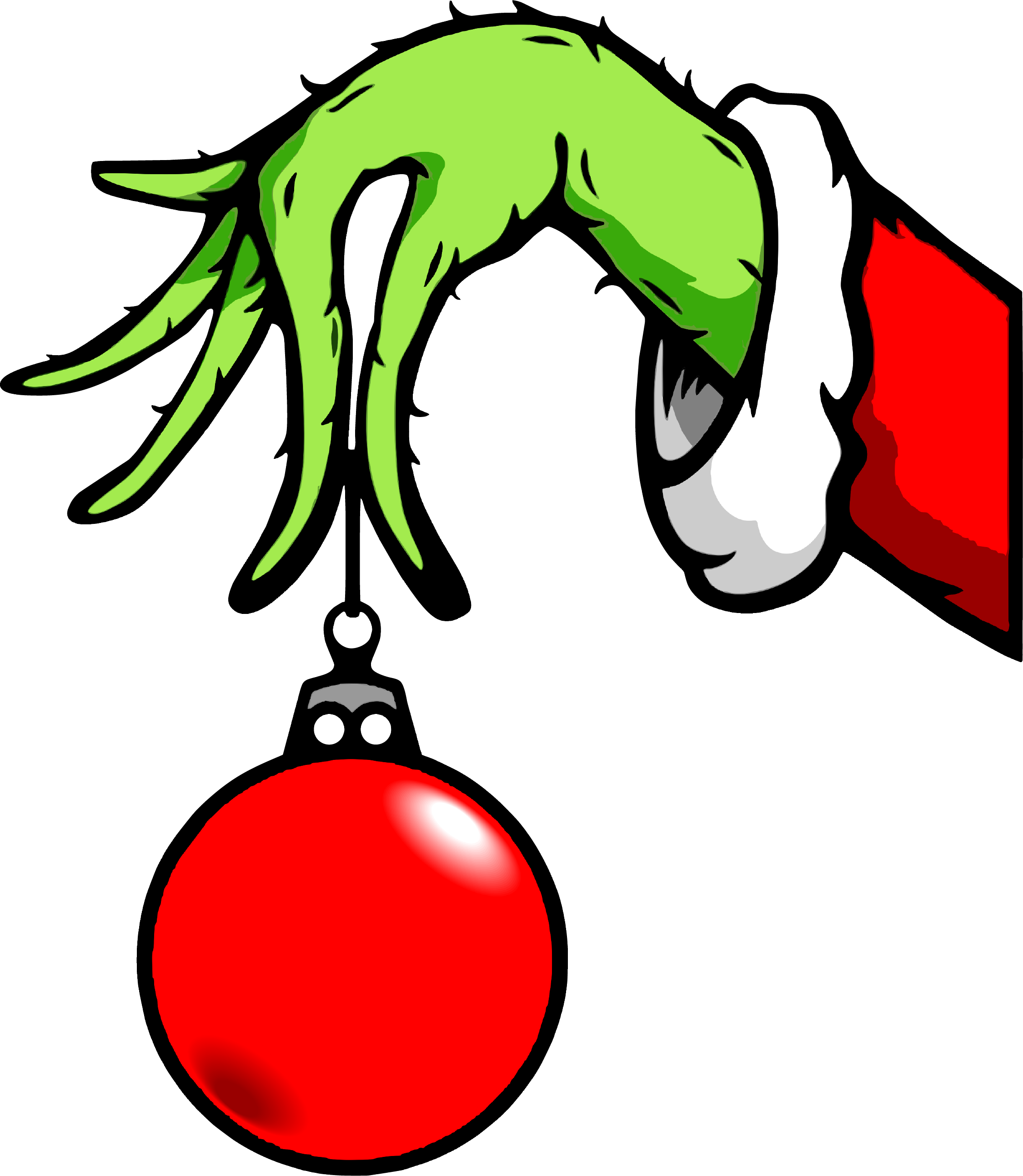 Grinch Hand DTF Transfer Prints PerfecPressHTV