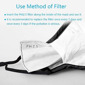 PM25 replacement Filters for Mask w Filter Pocket