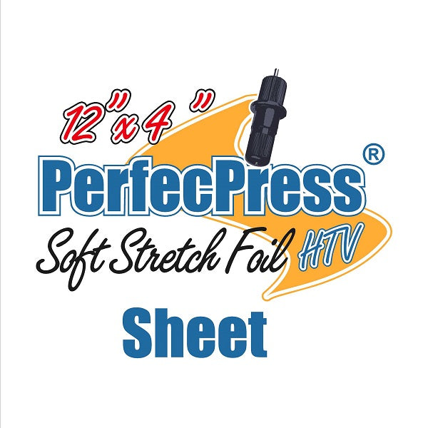 12" PerfecPress Soft Stretch Foil 12" x 4" Sheet