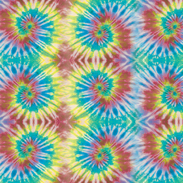 Citrus Galaxy Tie Dye Pattern Vinyl 12 x 12