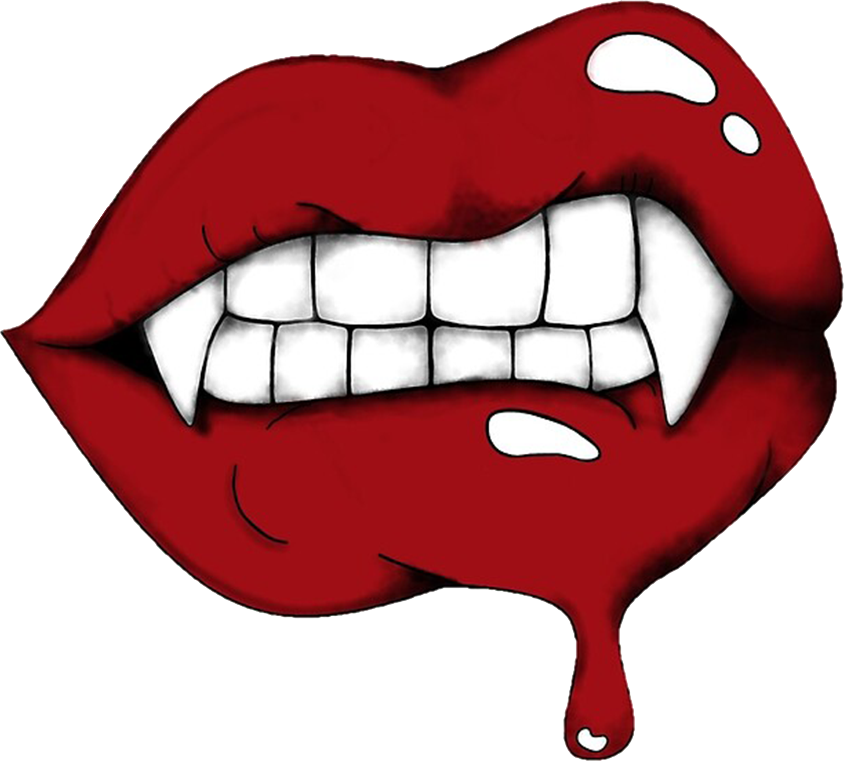 Vampire Lips DTF Patterns